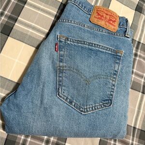 Levi's Blue Slim Fit Denim Jeans Iconic Style men’s 512 31 x 32